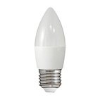 Лампа светодиодная LED E27, свеча, 8Вт, 4000К, нейтральный свет
