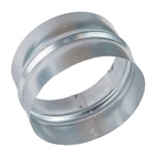 Патрубок для круглых стальных воздуховодов, d=100 мм, оцинк.