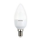 Лампа светодиодная Smartbuy LED E14, свеча, 7Вт, 230В, 4000К, нейтральный свет