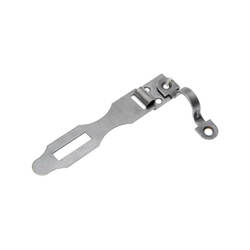 Накладка дверная НД1, 125х35х30 мм, d=13 мм, цинк