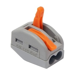 Клемма с рычажком WAGO 222-412 без пасты, 2 провода 0,08-2,5 мм2 (50 шт.)